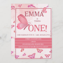 Una mariposa se vuelve una invitación