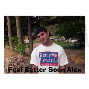 Una mejor tarjeta de Alex de la sensación