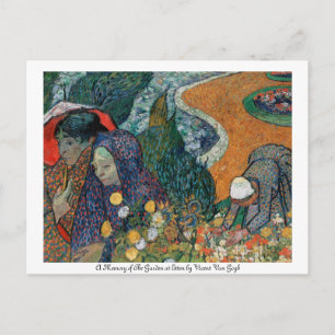 Una memoria del jardín en la postal de Etten