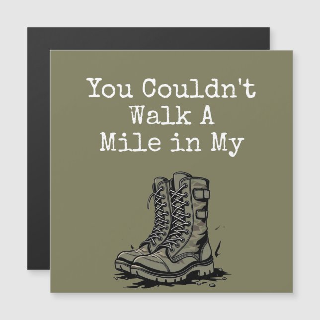 "Una milla en mis botas" (Anverso/Reverso)