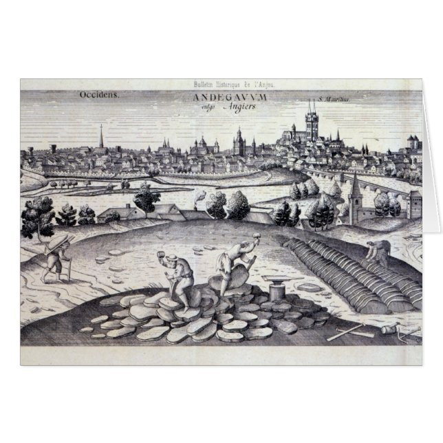 Una mina de pizarra adentro enoja, 1561 (Anverso (Horizontal))