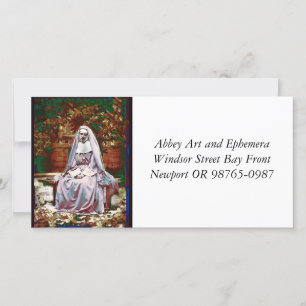 Una monja francesa en el Jardín de la Contemplació