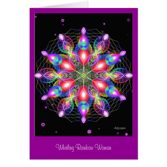 Una mujer arcoiris (Frente)
