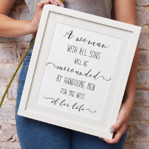 Una mujer con todos los hijos, arte de palabras en