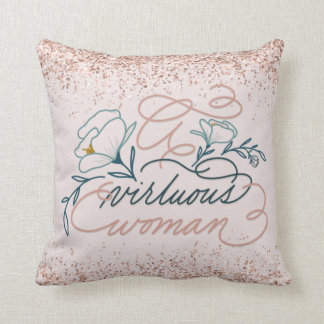 Una mujer virtuosa proverbe 31 Cojines decorativos
