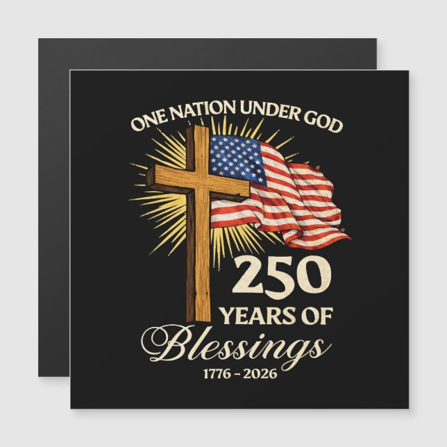 Una Nación Bajo Dios 250 Años de Bendiciones (Anverso/Reverso)