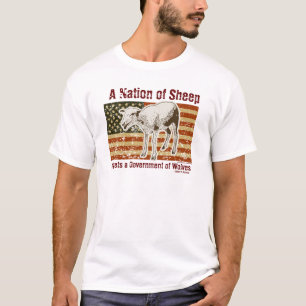 Una nación de la camiseta de las ovejas