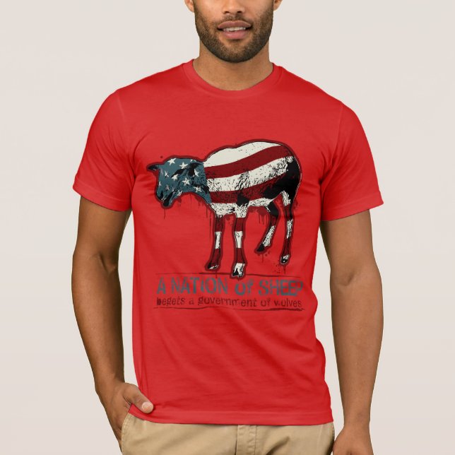 Una nación de la camiseta de las ovejas (Anverso)