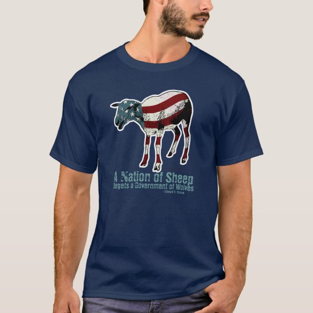 Una nación de la camiseta de las ovejas (Anverso)