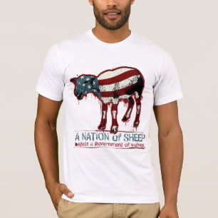 Una nación de la camiseta de las ovejas
