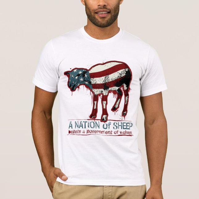 Una nación de la camiseta de las ovejas (Anverso)