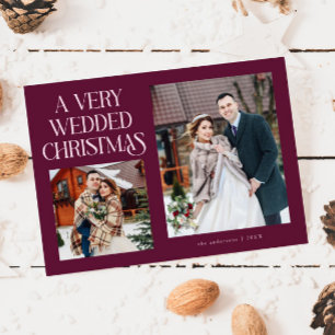 Una Navidad muy casada Foto de recién casados Cran