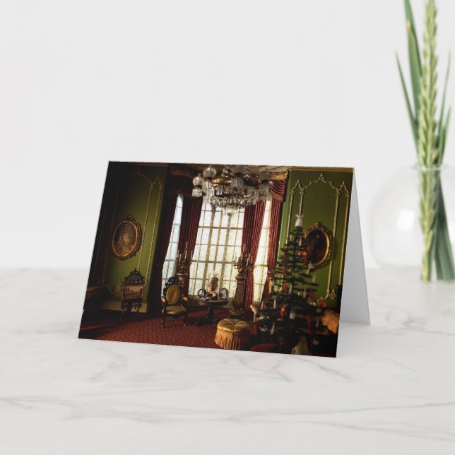 Una Navidad Victoriana - Tarjeta de Felicitación e (Anverso)