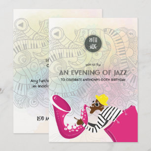 Una noche de Jazz para cualquier ocasión Tarjeta d