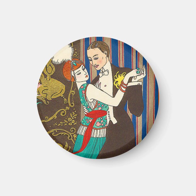 Una noche en el decadente imán Art Deco de París (Frente)