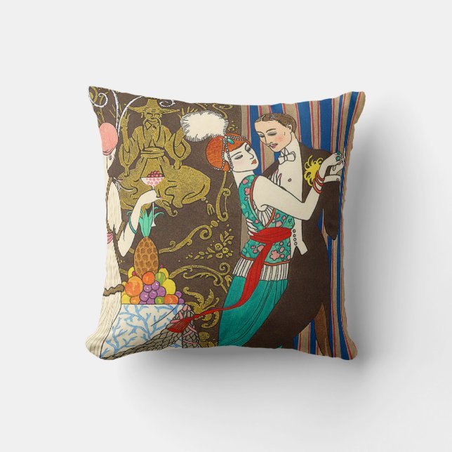 Una noche en la almohada Art Deco de París (Anverso)