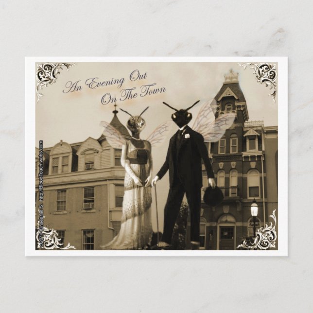 Una noche en la postal de la ciudad (Anverso)