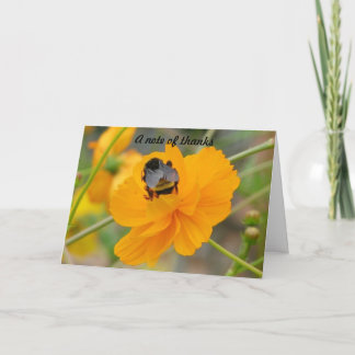 Una nota de agradecimiento