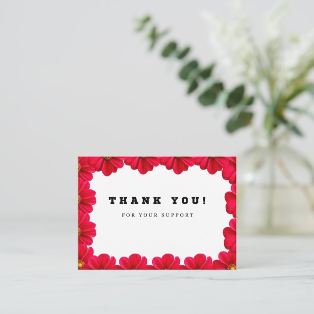 Una nota de agradecimiento (Anverso de pie)