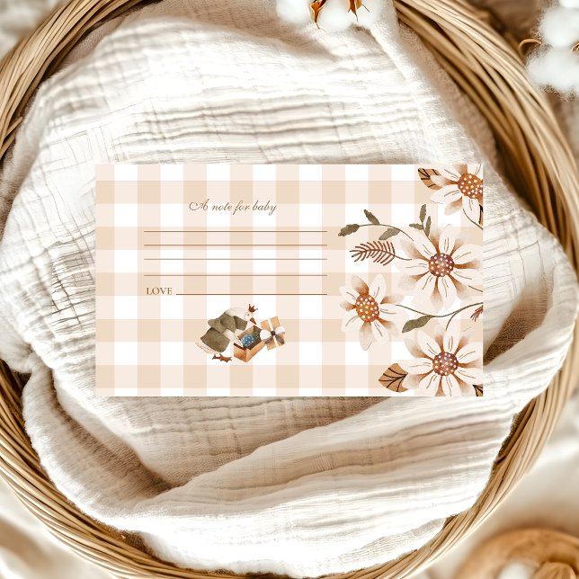 Una nota de Baby Shower de mal gusto para el bebé (Subido por el creador)