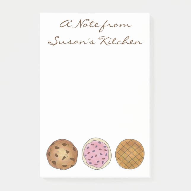 Una Nota De La Cocina De Azúcar De Mantequilla De  (Anverso)