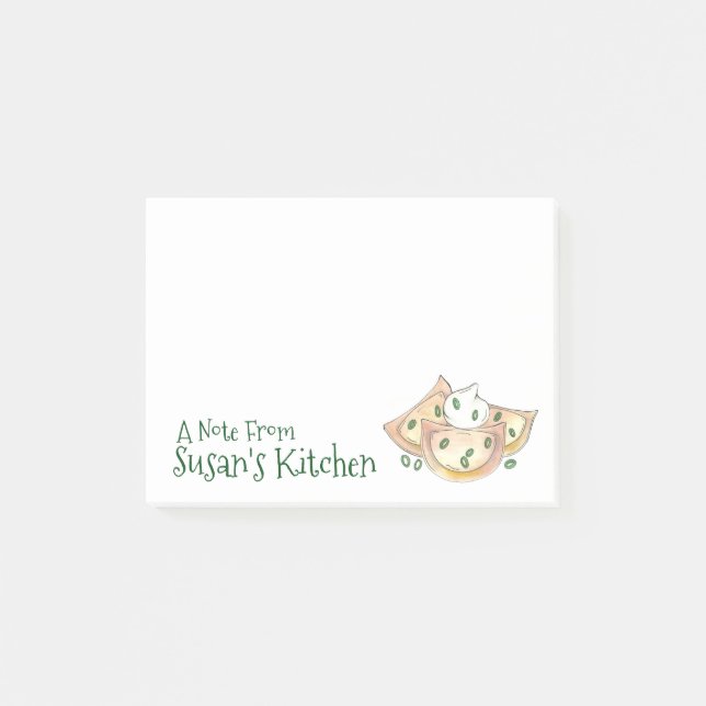 Una Nota De La Cocina De Pierencies Personalizada (Anverso)