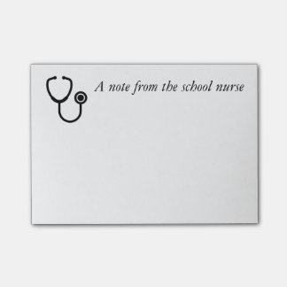 Una nota de la enfermera de la escuela