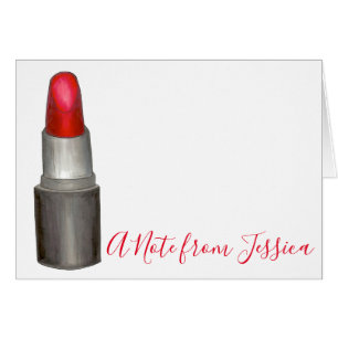 Una Nota De La Personalizada Red Lipstick Tube Mak