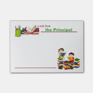 Una nota de las notas de post-it principales