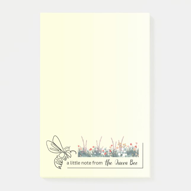 Una nota de las notas posteriores a Queen Bee (Anverso)