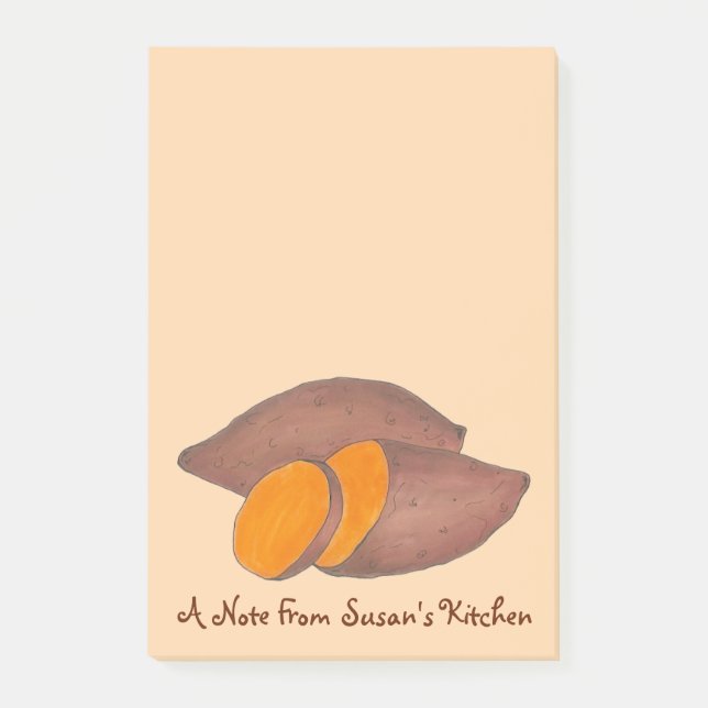 Una Nota De Sweet Potato Yam Food Kitchen La Publi (Anverso)