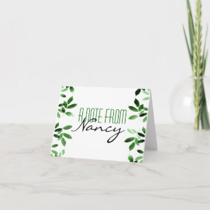 Una Nota De... Tarjetas pequeñas