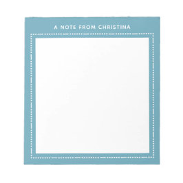 Una nota del Bloc de notas moderno de Stationery P