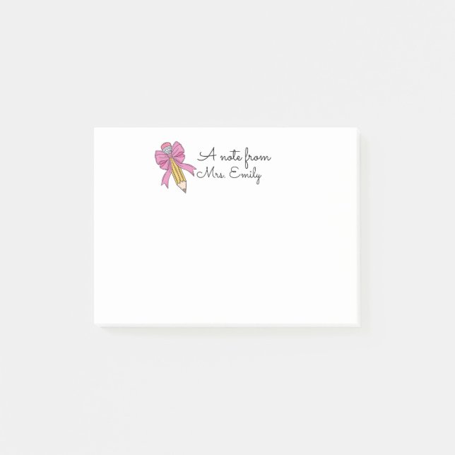 Una Nota Del Lápiz De Maestros (Anverso)