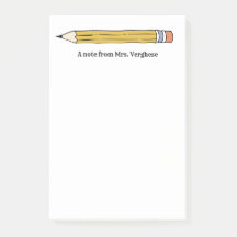 Una Nota Del Lápiz Número 2 Del Profesor