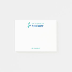 Una nota del Musical personalizado del profesor de