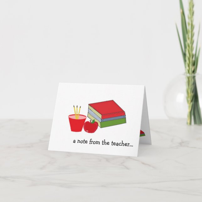 Una Nota Del Profesor (Anverso)