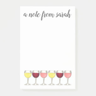 Una Nota Del Vino Lover Red White Rosé Glass