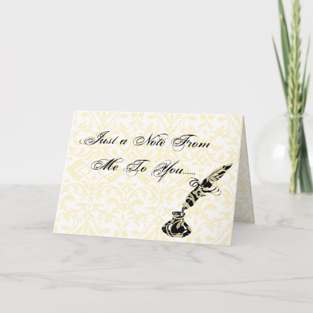 Una Nota Para Usted...... (Anverso)