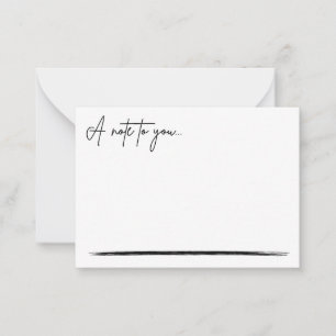 Una Nota Para Usted - Notecard