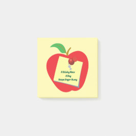 Una nota pegajosa un día mantiene la ira fuera