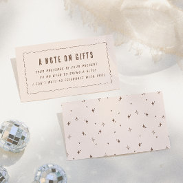 Una nota sobre los regalos | Fiesta de cumpleaños 