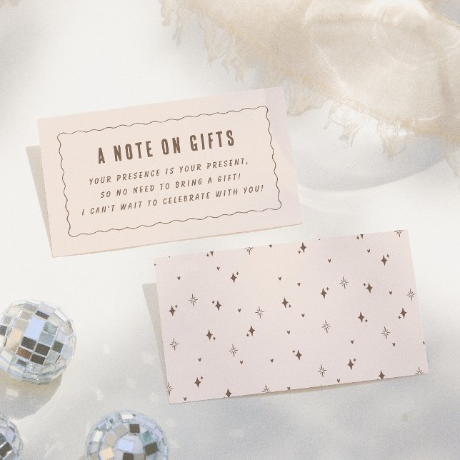 Una nota sobre los regalos | Fiesta de cumpleaños  (Subido por el creador)