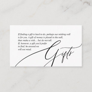 Una Nota Sobre Regalos De Boda, Creativo Moderno
