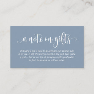 Una Nota Sobre Regalos De Boda, Guión Elegante Mod