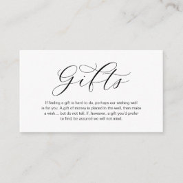 Una Nota Sobre Regalos De Boda, Hermosa Elegancia 