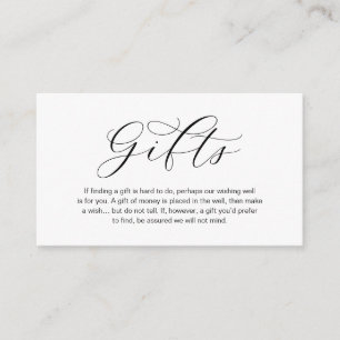 Una Nota Sobre Regalos De Boda, Hermosa Elegancia