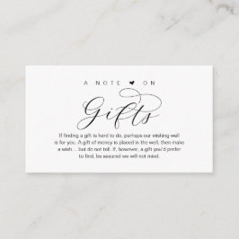 Una Nota Sobre Regalos De Boda, Hermosa Elegancia 