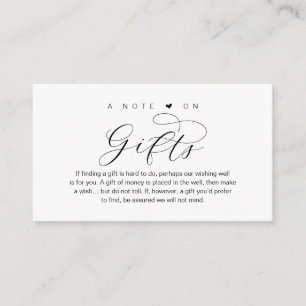 Una Nota Sobre Regalos De Boda, Hermosa Elegancia 