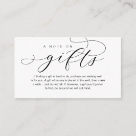 Una Nota Sobre Regalos De Boda, Hermosa Elegancia 